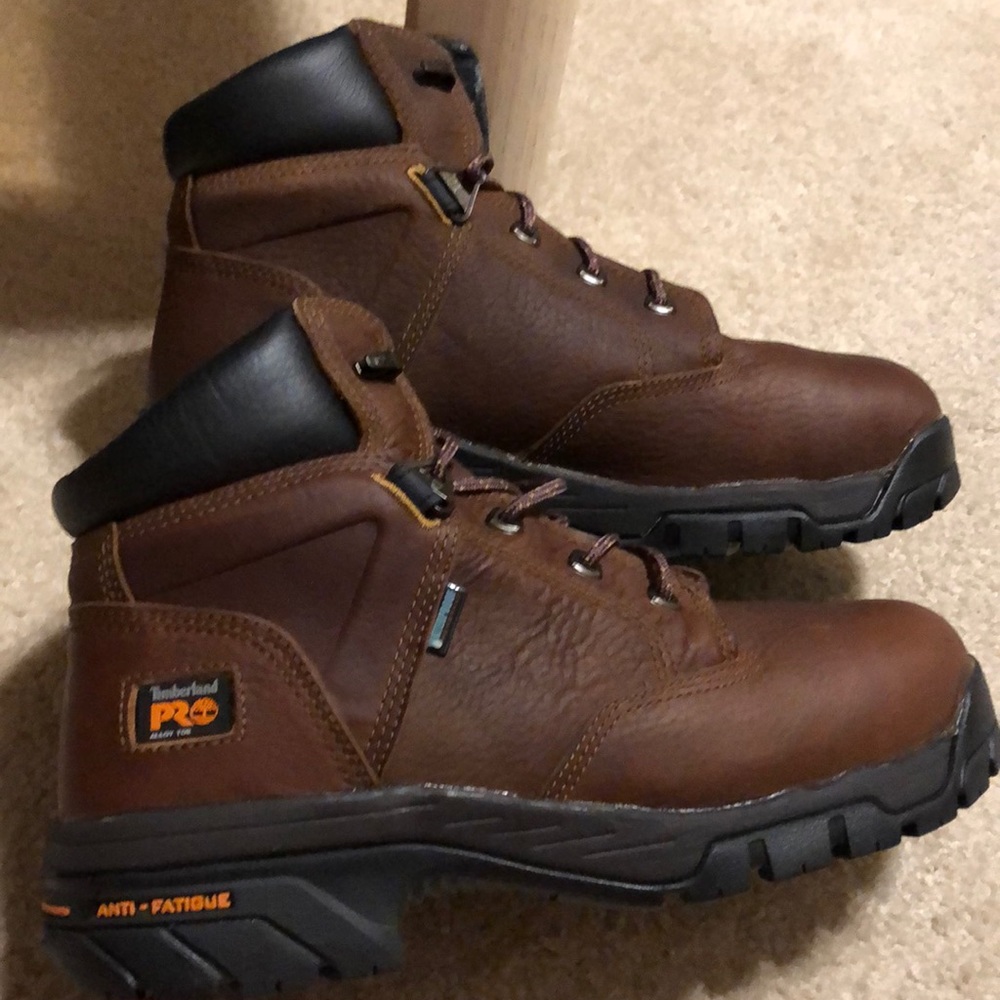Timberland Pro steel toe work boots
